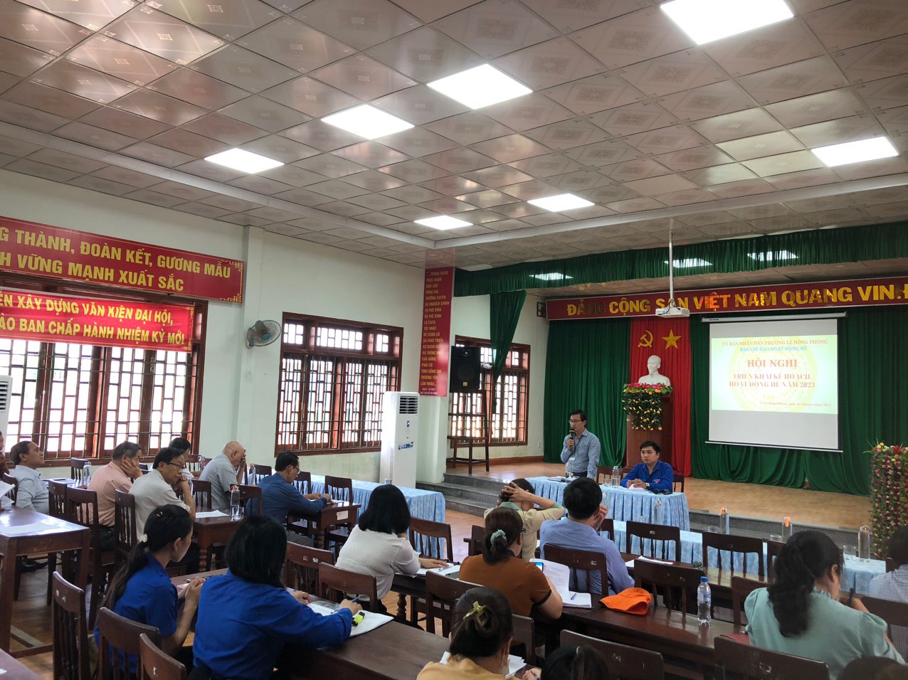 Ban Chỉ đạo hoạt động hè phường Lê Hồng Phong tổ chức hội nghị triển khai Kế hoạch hoạt động hè năm 2023 trên địa bàn phường