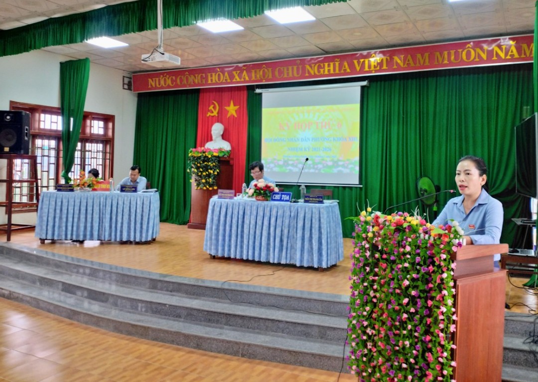 HĐND phường Lê Hồng Phong tổ chức kỳ họp thứ 6 khóa XIII, nhiệm kỳ 2021 – 2026