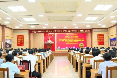 Hội nghị triển khai Thông báo kết luận của Ban Thường vụ Tỉnh ủy về dự kiến nhân sự chủ chốt của xã, phường, đặc khu